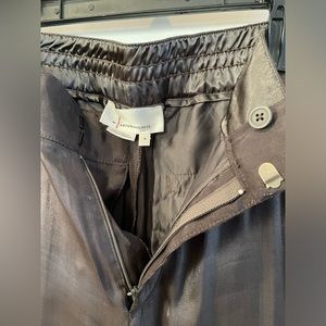 Shiny gray cargo pants!